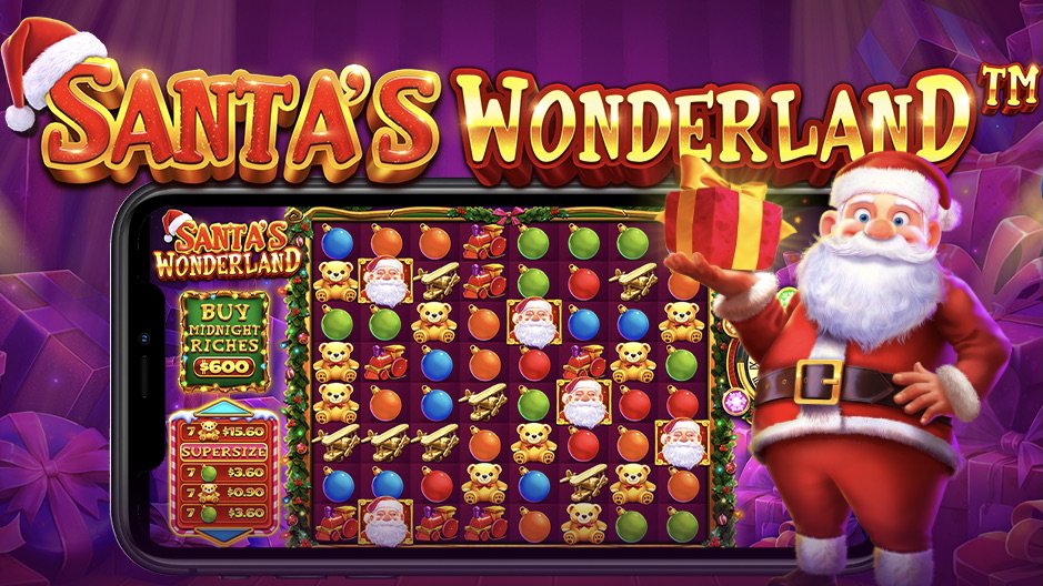 TIPS JACKPOT TERUS MAIN SANTA'S WONDERLAND SLOT