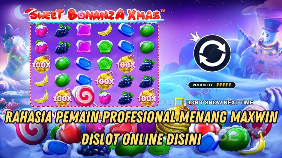 RAHASIA MENANG MAXWIN DI SWEET BONANZA XMAS
